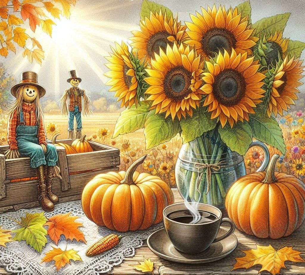 As cores do outono puzzle online