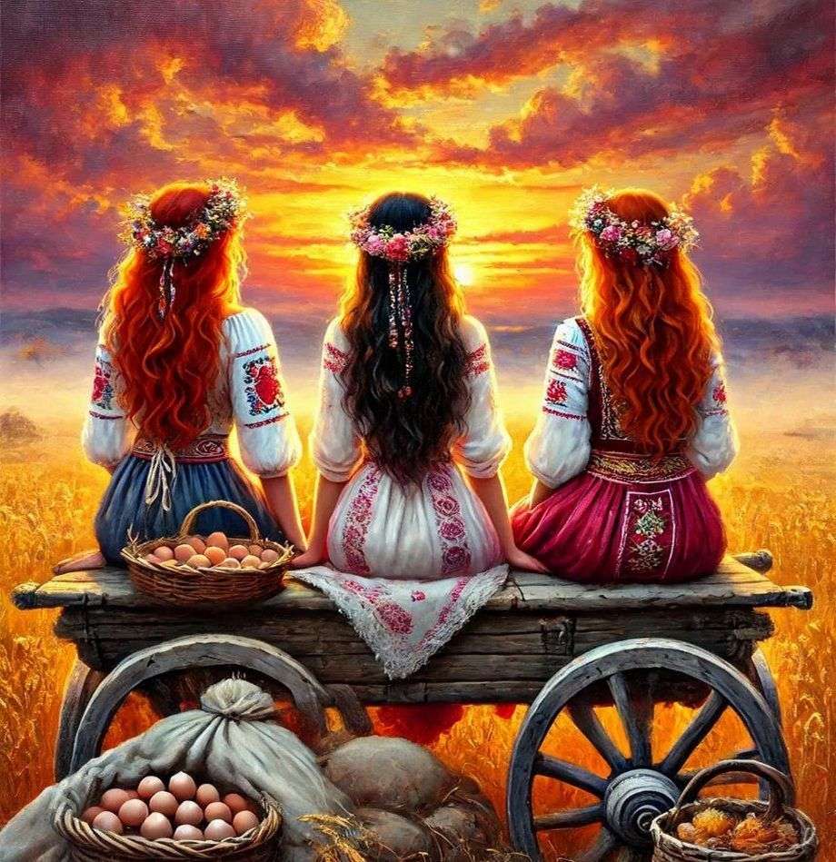 民族衣装を着た死神 ジグソーパズルオンライン