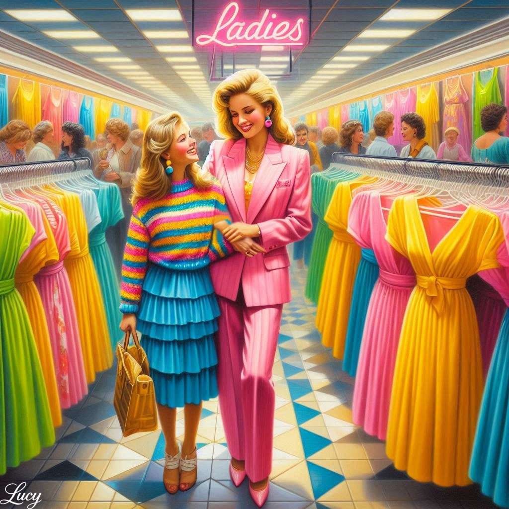 1980 年代の陽気なデパート ジグソーパズルオンライン