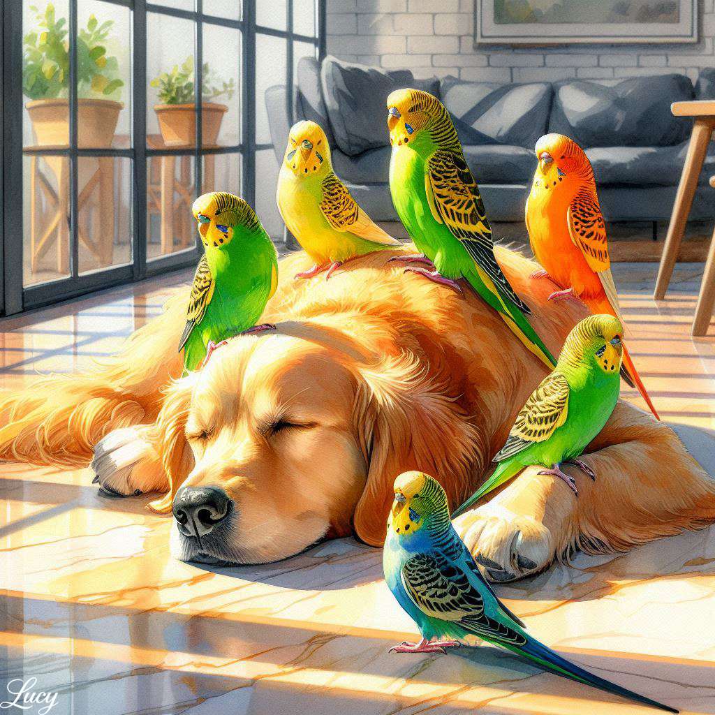 En golden retriever tupplur Pussel online