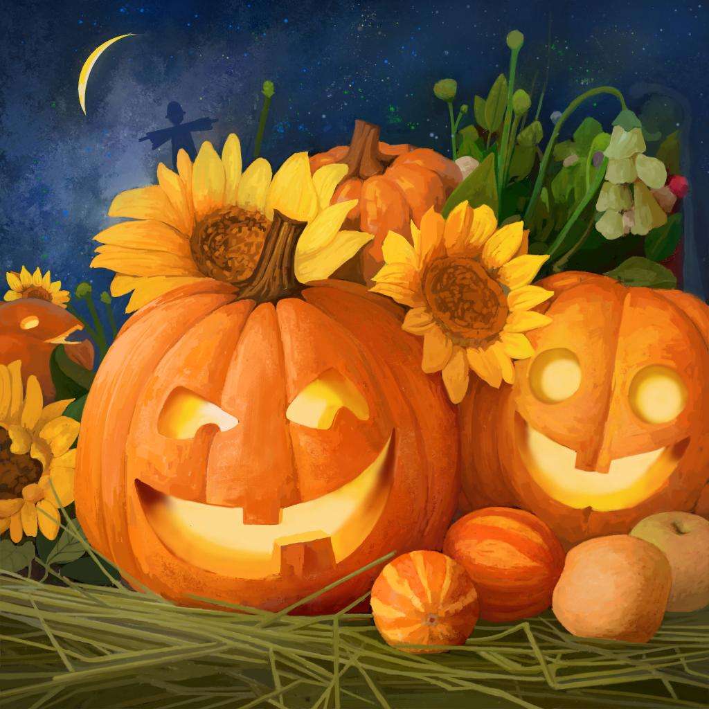 ハロウィンのカボチャ ジグソーパズルオンライン