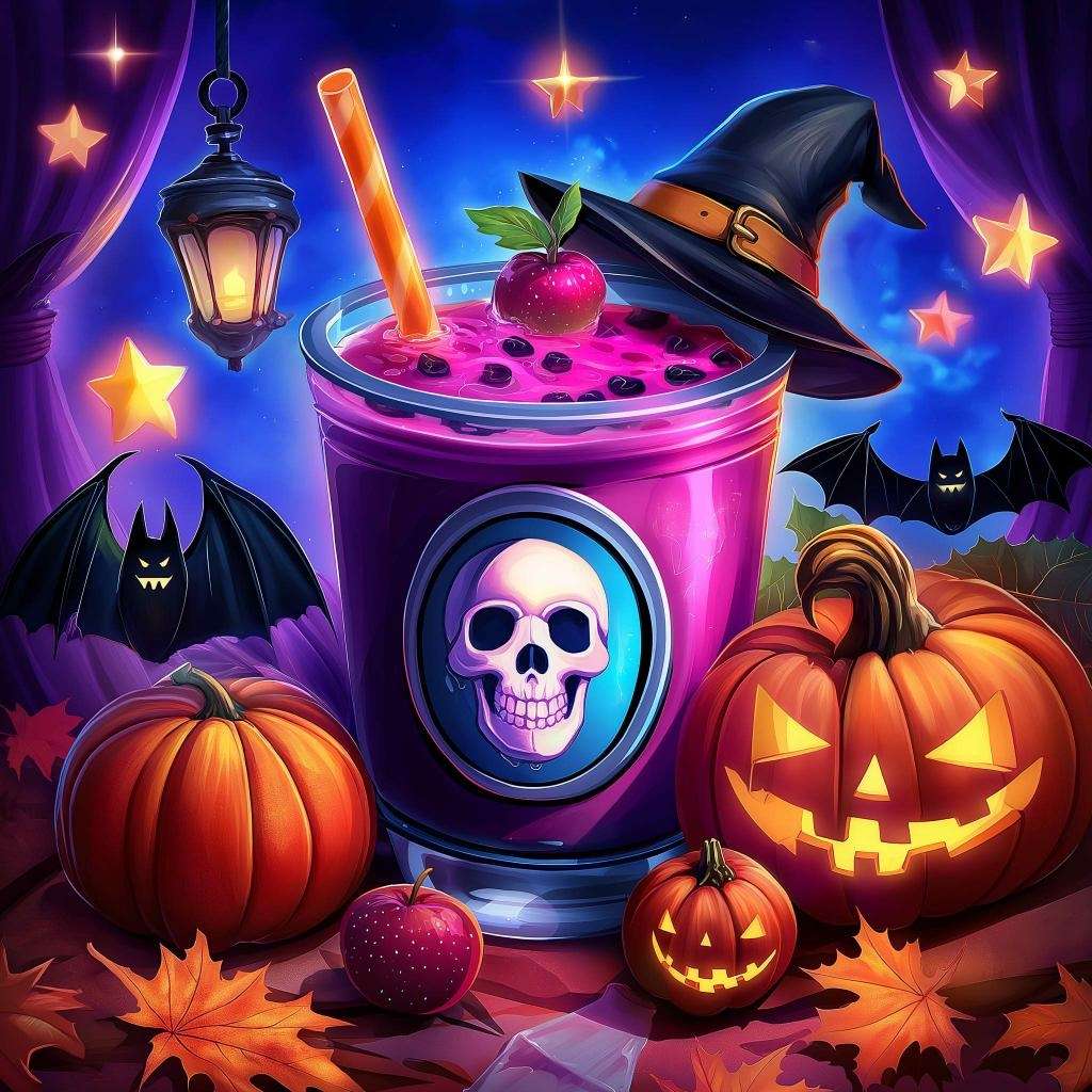 ハロウィンバブルティー オンラインパズル