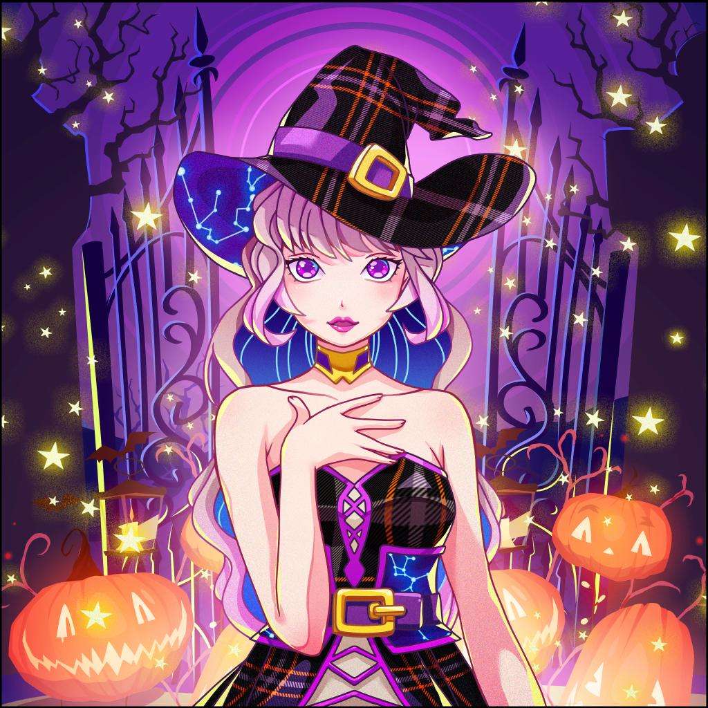 アニメの世界のハロウィン ジグソーパズルオンライン