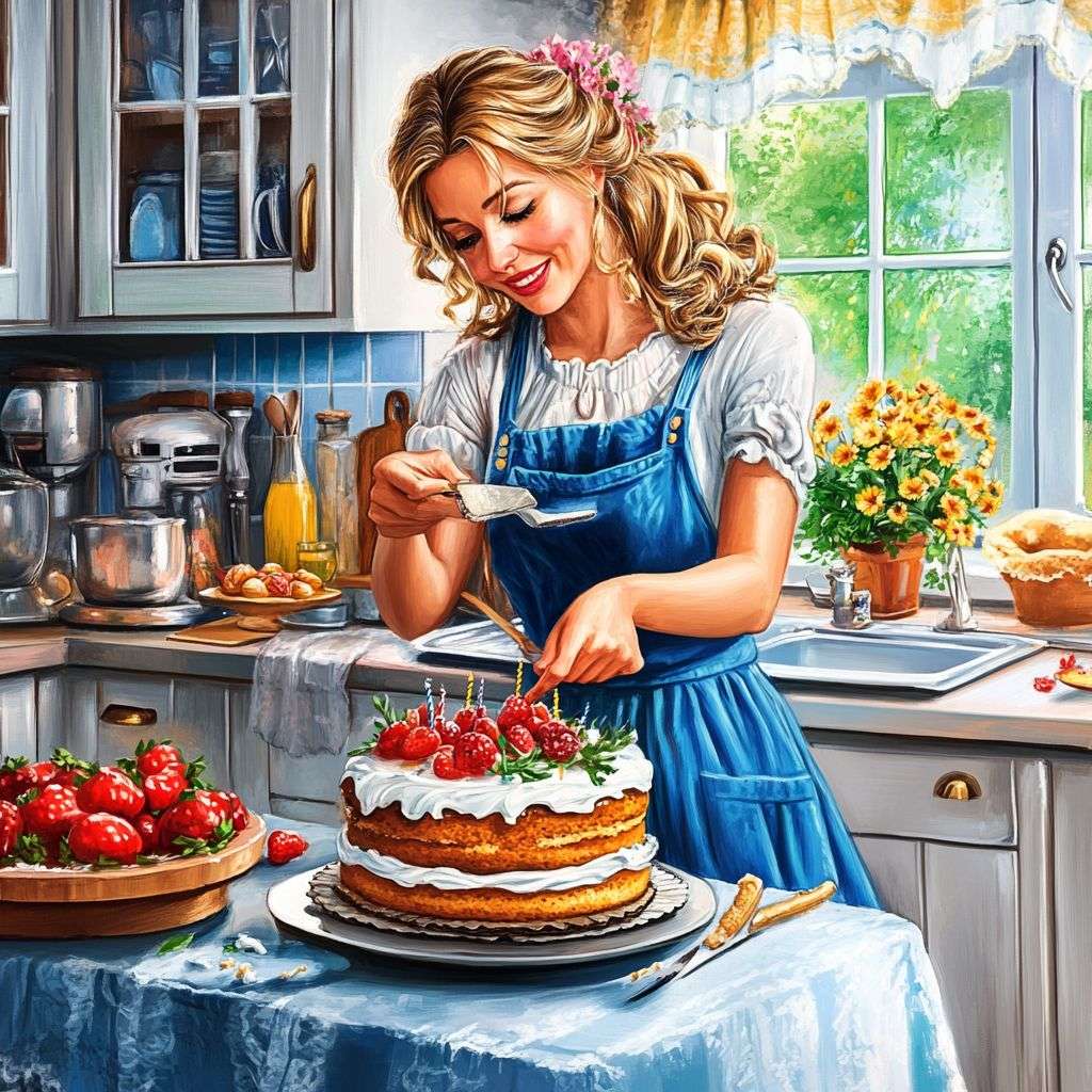 Delicioso bolo de aniversário quebra-cabeças online