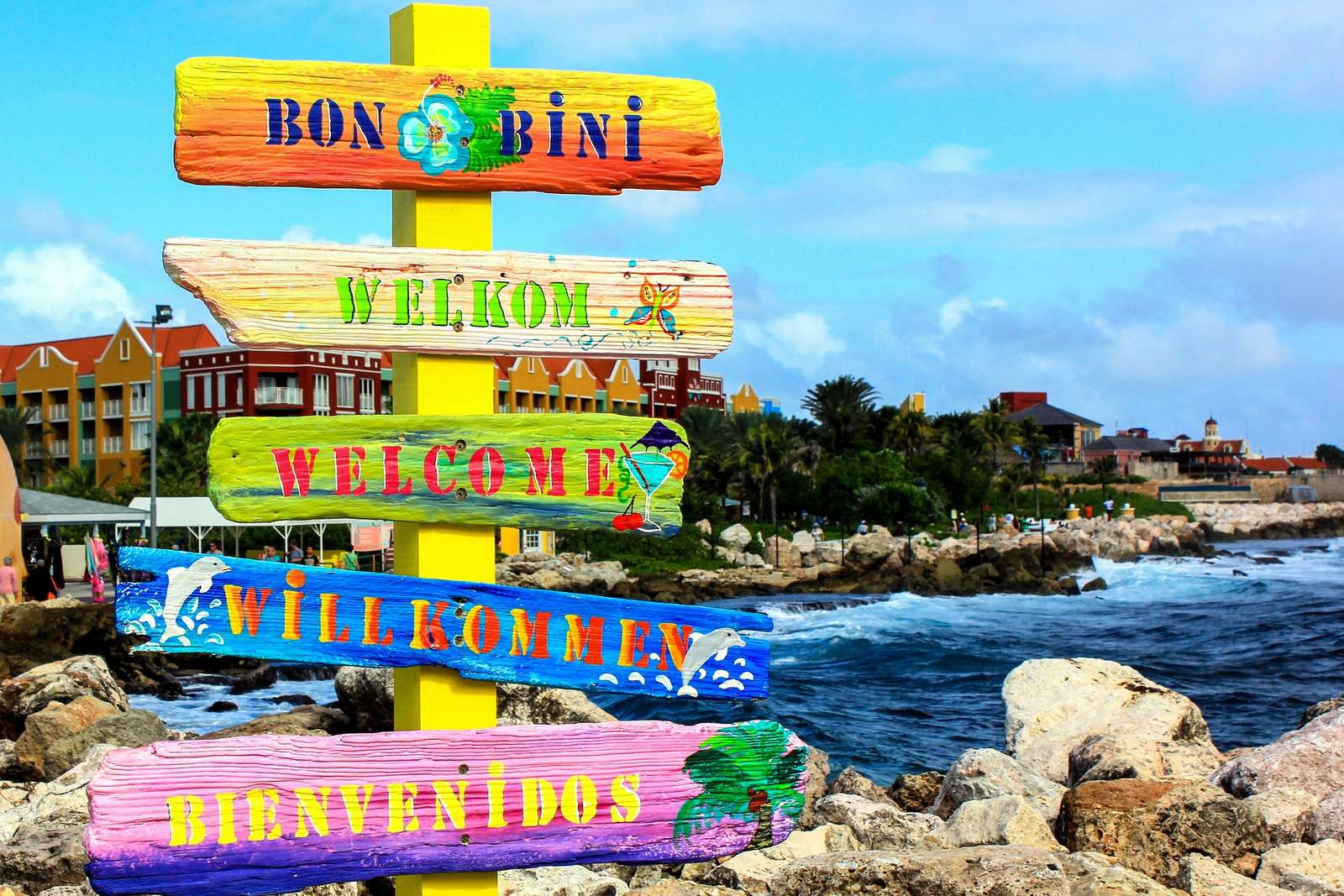 さまざまな方向にサインする ジグソーパズルオンライン