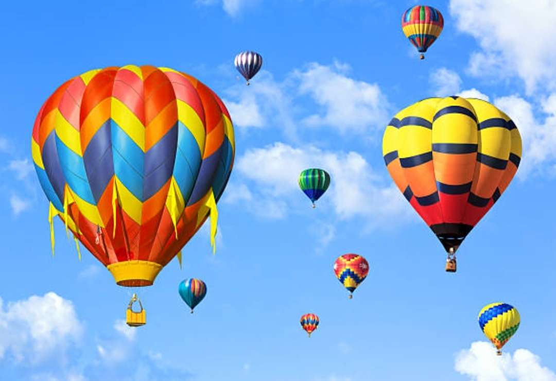 カラフルな空気風船 オンラインパズル
