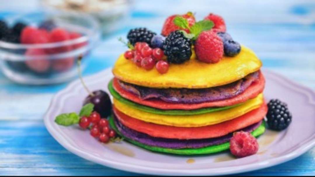 カラフルなパンケーキ オンラインパズル