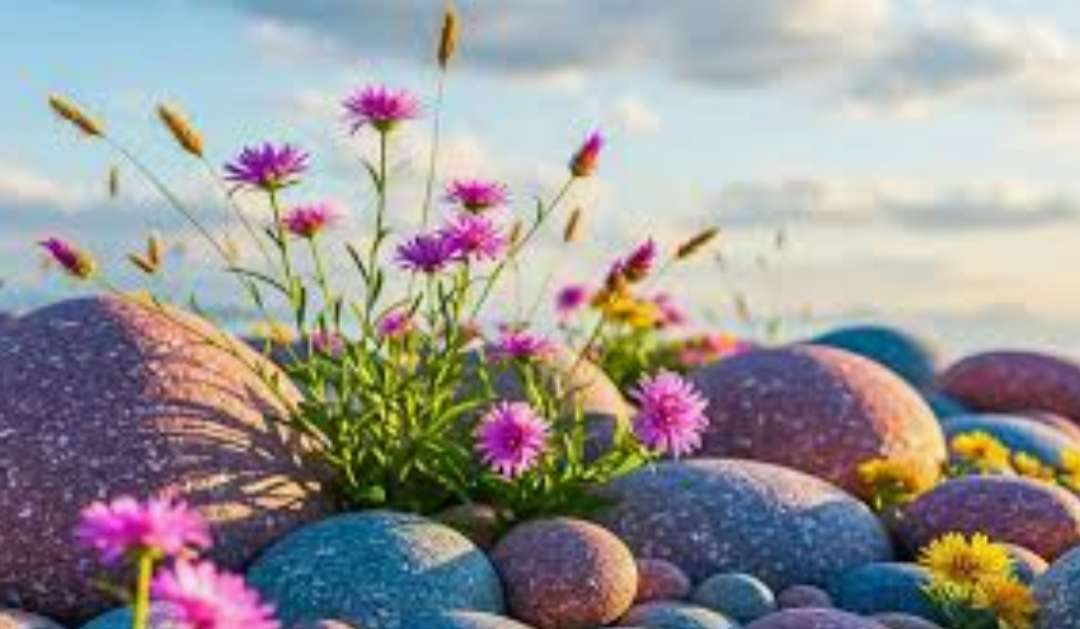 花と石 オンラインパズル