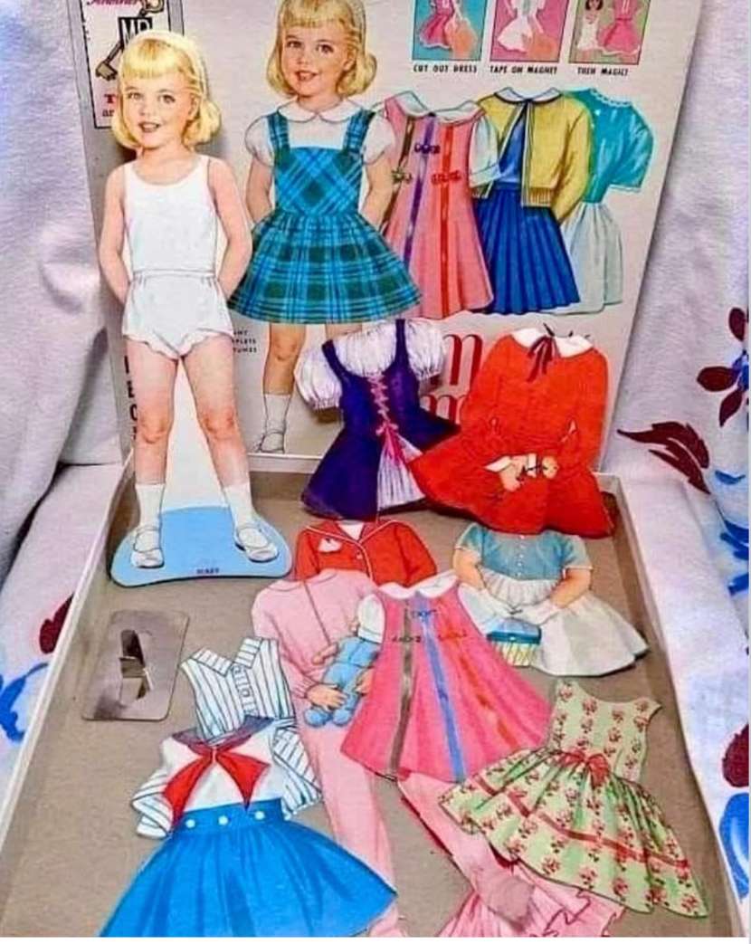 1962年 マジックメアリーの紙人形 ジグソーパズルオンライン