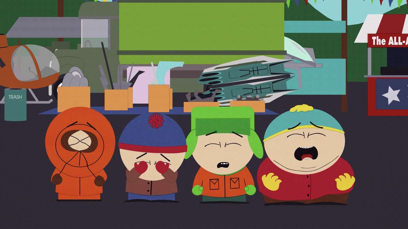 South Park Boys Crying Pussel online