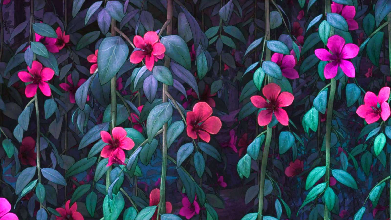 描かれた花 オンラインパズル