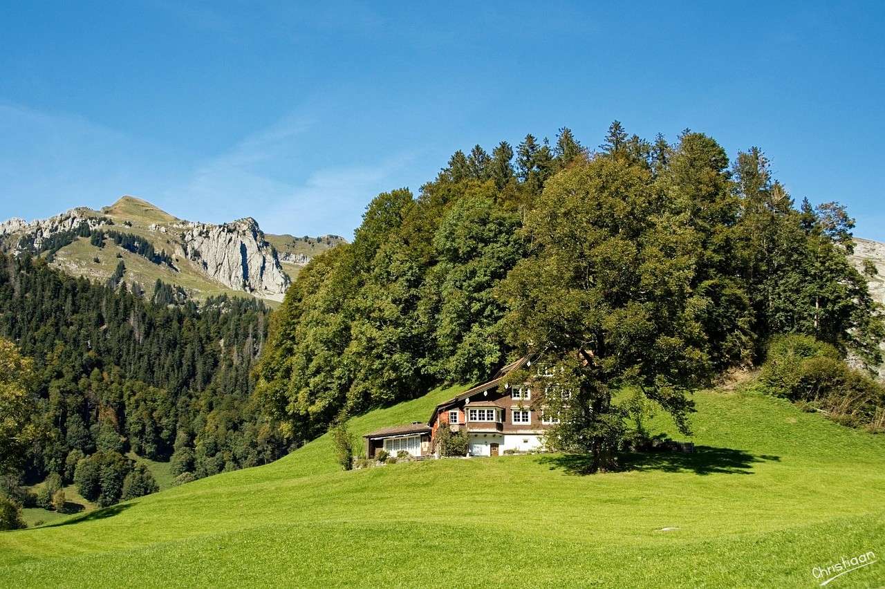 Szwajcaria, kanton Saint Gall, Alpy. puzzle online