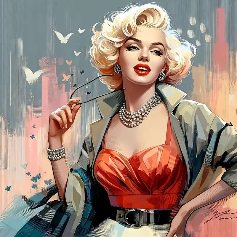 映画界の伝説 - マリリン・モンロー オンラインパズル