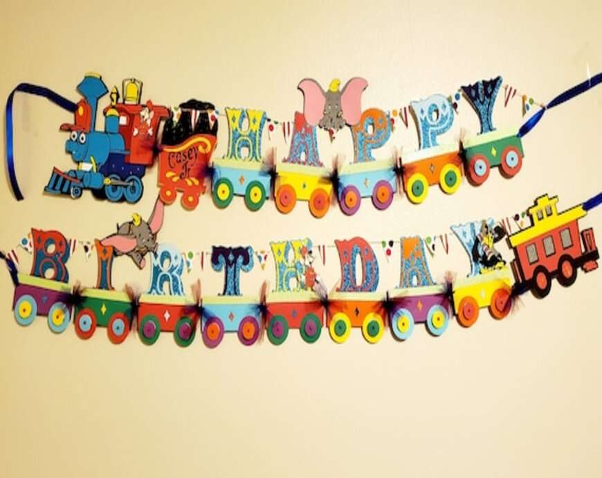 ダンボ ハッピーバースデー バナー ジグソーパズルオンライン