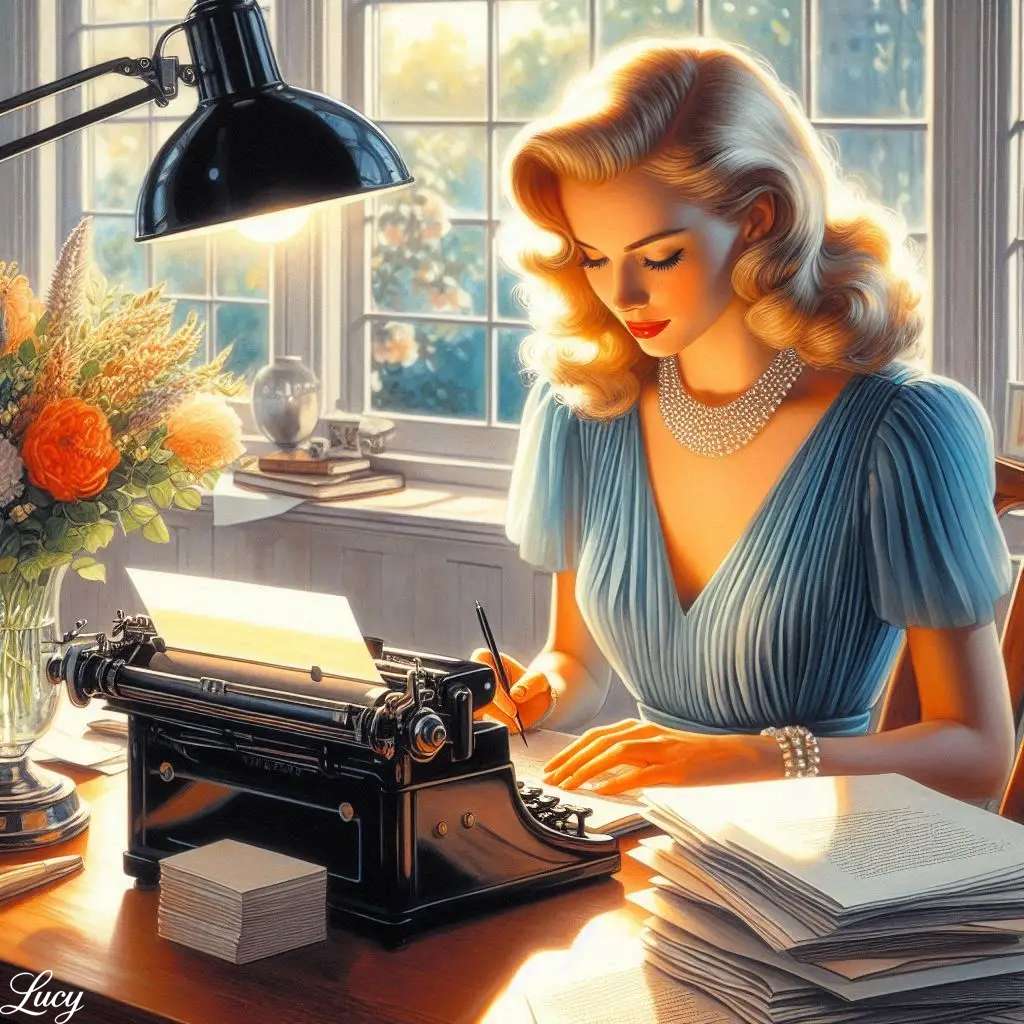 The scene evokes 1950s elegance jigsaw puzzle online