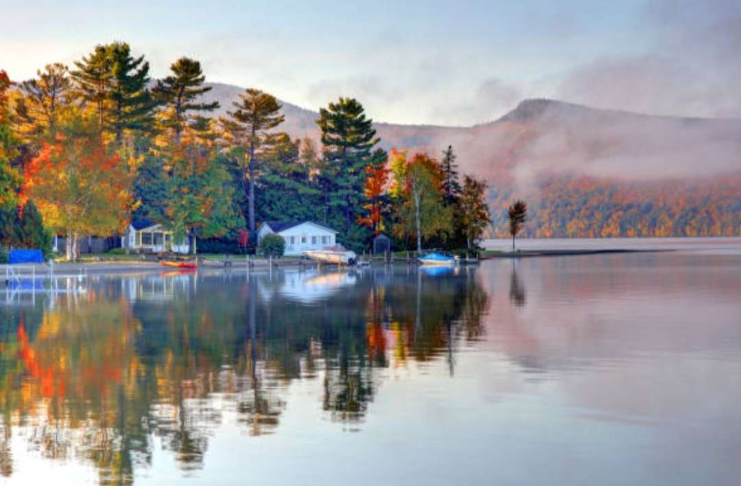 ウィロビー湖 バーモント州 米国 オンラインパズル