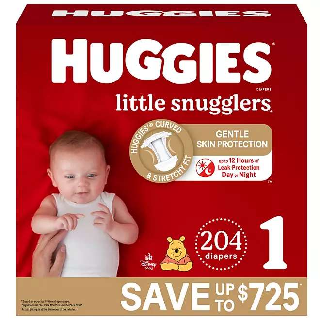 Προστασία ημέρας και νύχτας Huggies Little Snugglers παζλ online
