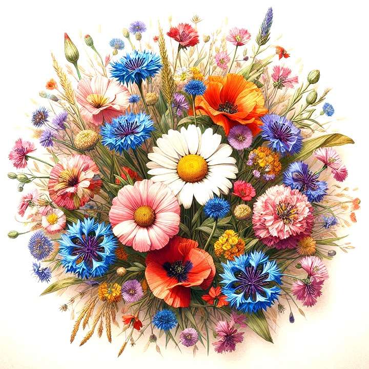 素敵な花束 オンラインパズル