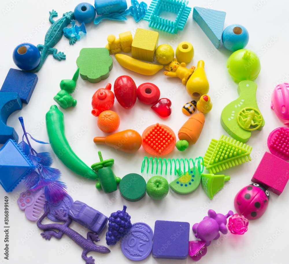 子供向けのカラフルなおもちゃ ジグソーパズルオンライン