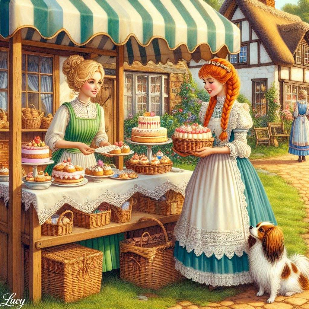 Στάση ψησίματος χωριού παζλ online