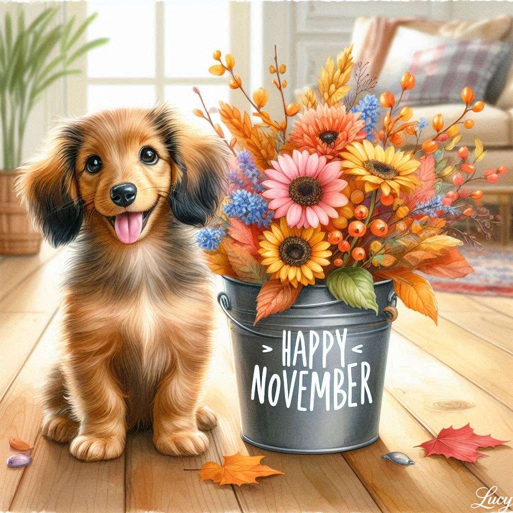 feliz noviembre rompecabezas en línea