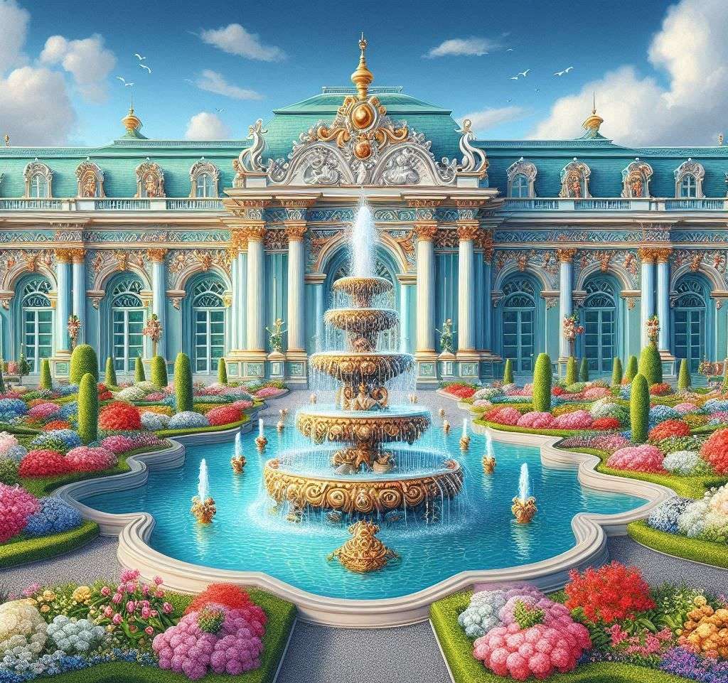 Kasteel van Doornroosje online puzzel