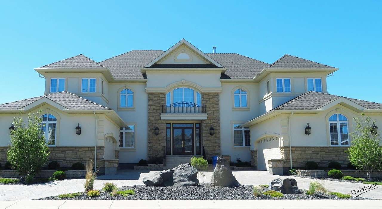 家、マンション、自宅。 ジグソーパズルオンライン