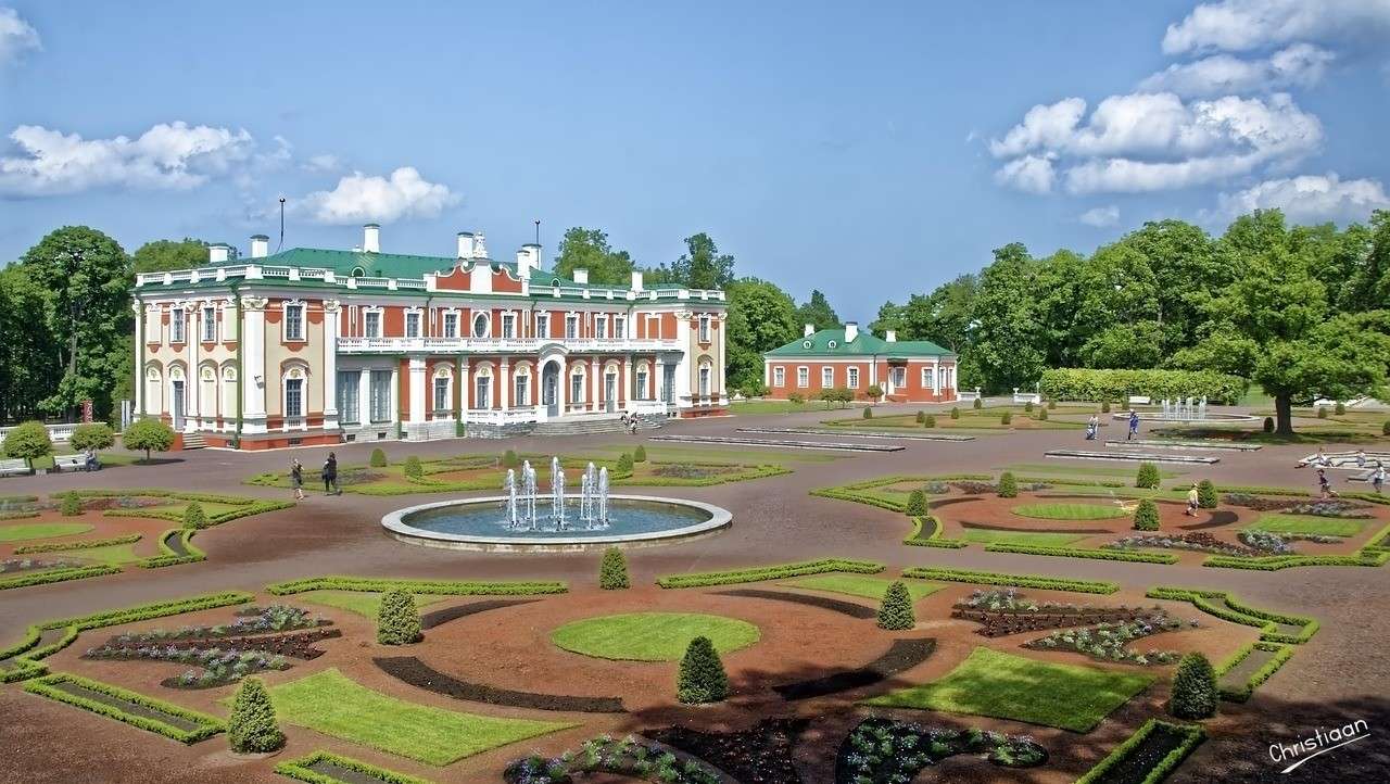 Estland, Tallinn, Schloss katharinental. online puzzel