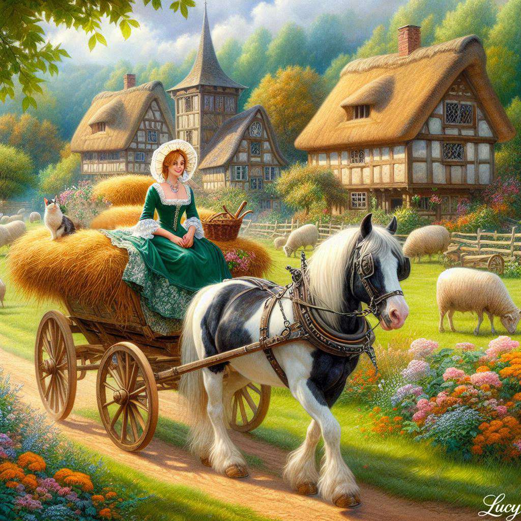 牧歌的な魅力 オンラインパズル