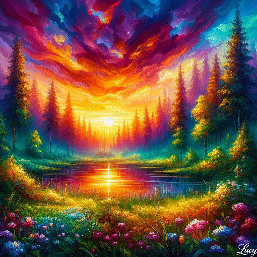 サンセットフォレストコア ジグソーパズルオンライン