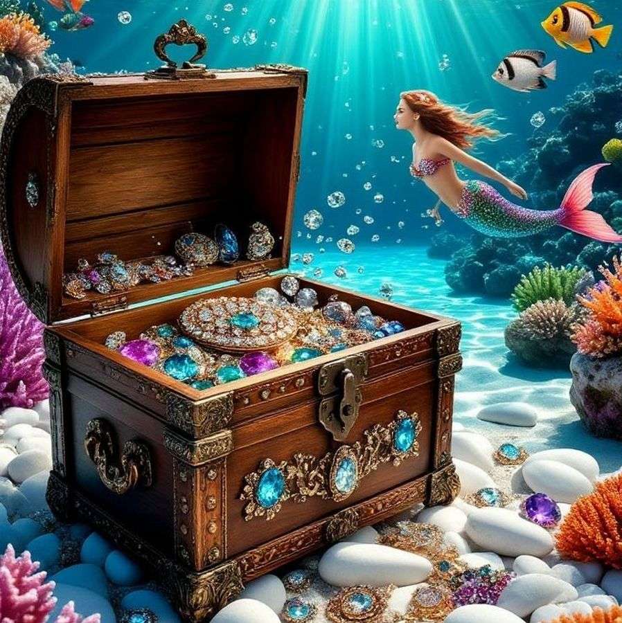 人魚の宝 ジグソーパズルオンライン