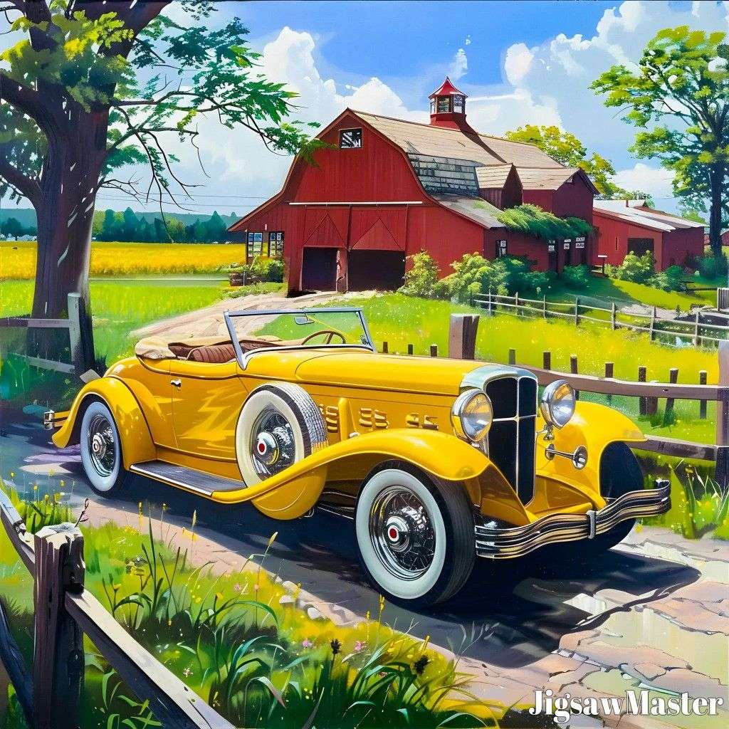 黄色い車 オンラインパズル