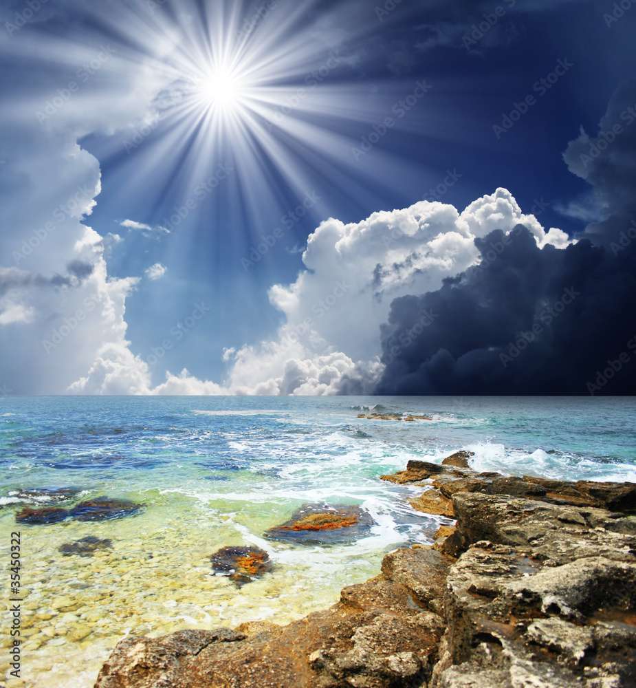 海と太陽 ジグソーパズルオンライン