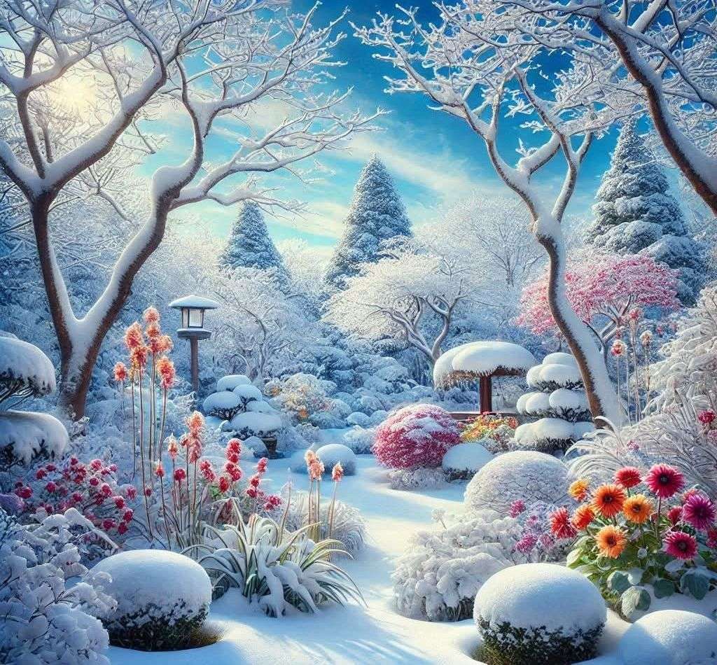 公園の冬の物語 ジグソーパズルオンライン