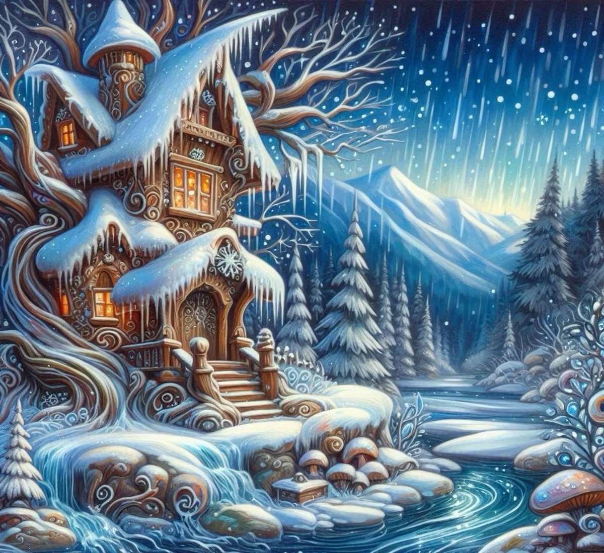 Dom z bajki puzzle online