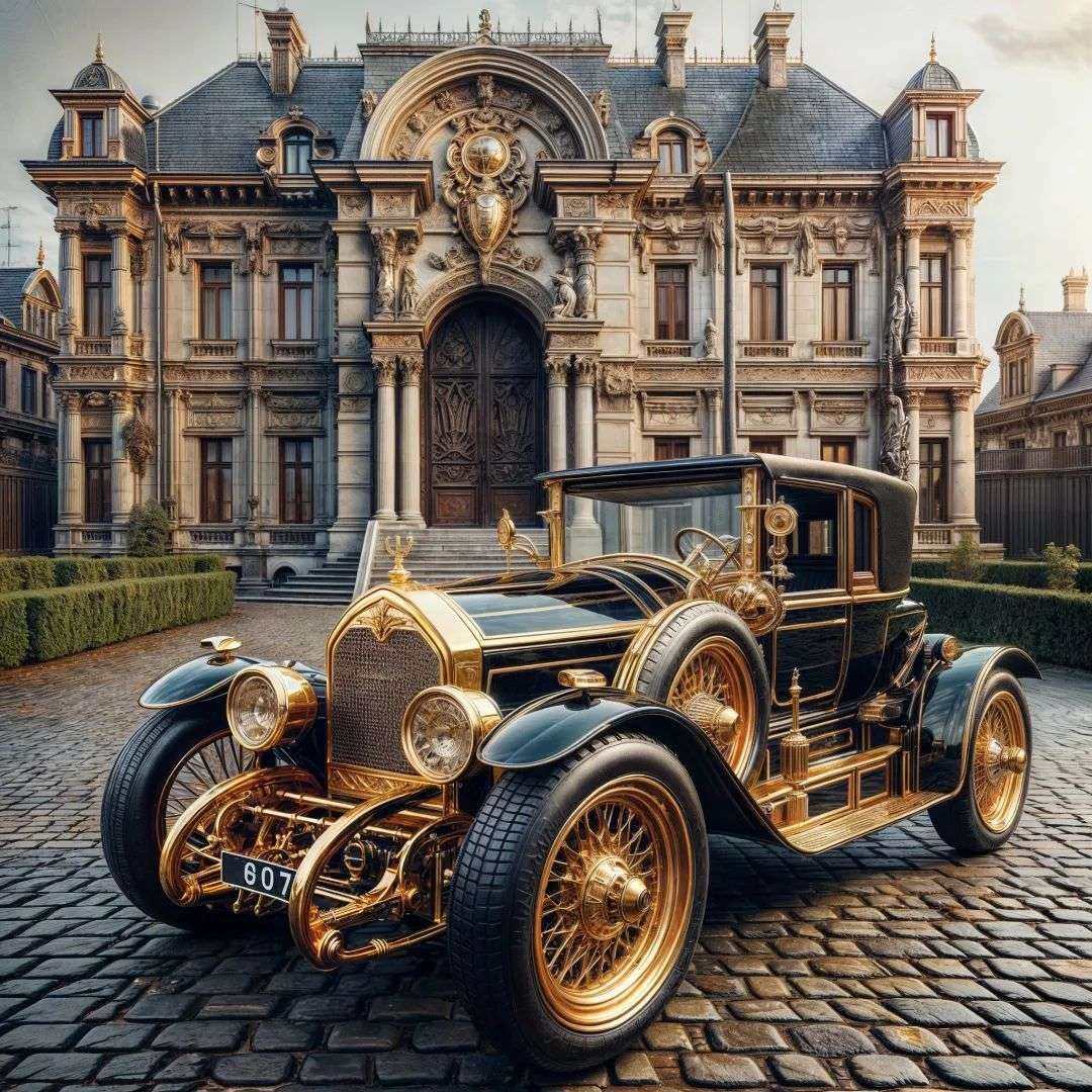 エレガントなレトロな車 ジグソーパズルオンライン