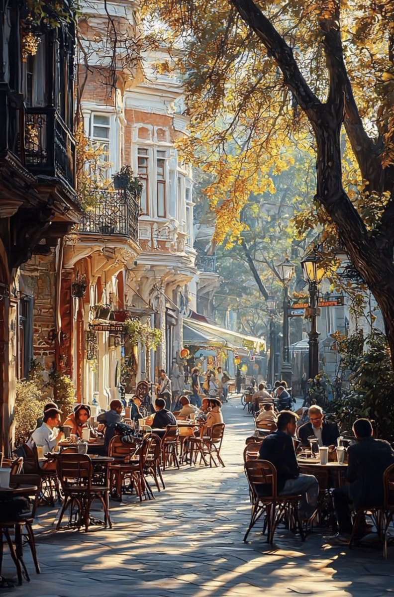 素敵なテラスをお過ごしください。 ジグソーパズルオンライン