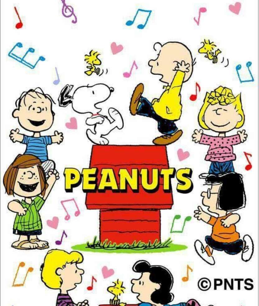 ピーナッツギャングが音楽で祝います。 オンラインパズル