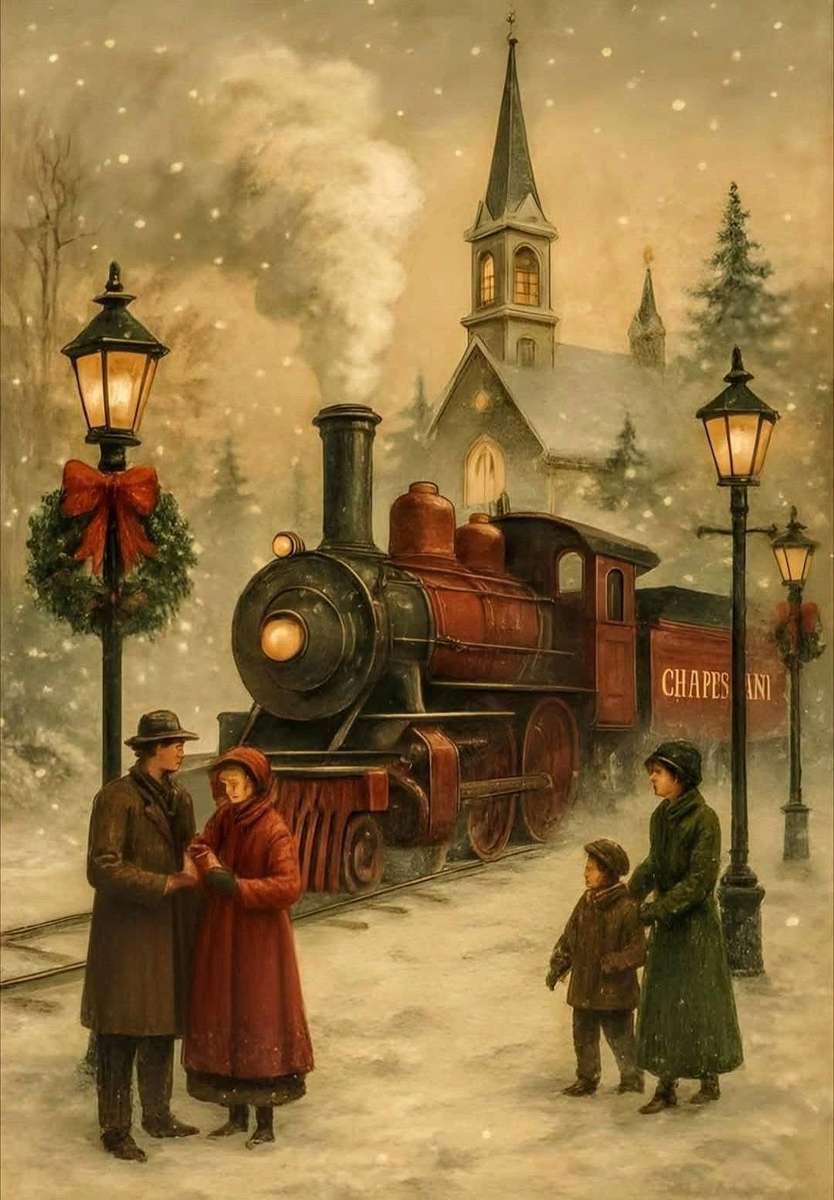 過去からの電車 ジグソーパズルオンライン