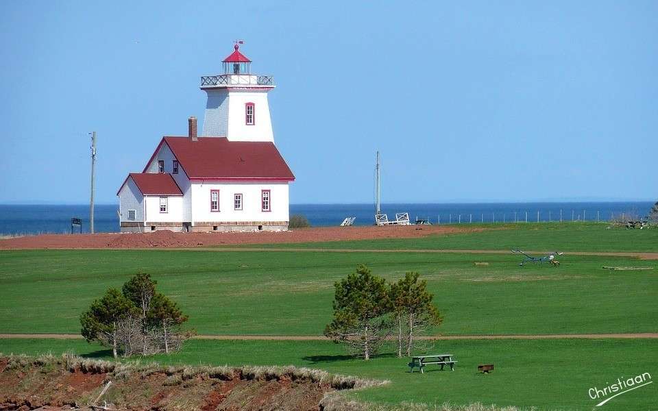 灯台、プリンスエドワード島、カナダ。 ジグソーパズルオンライン