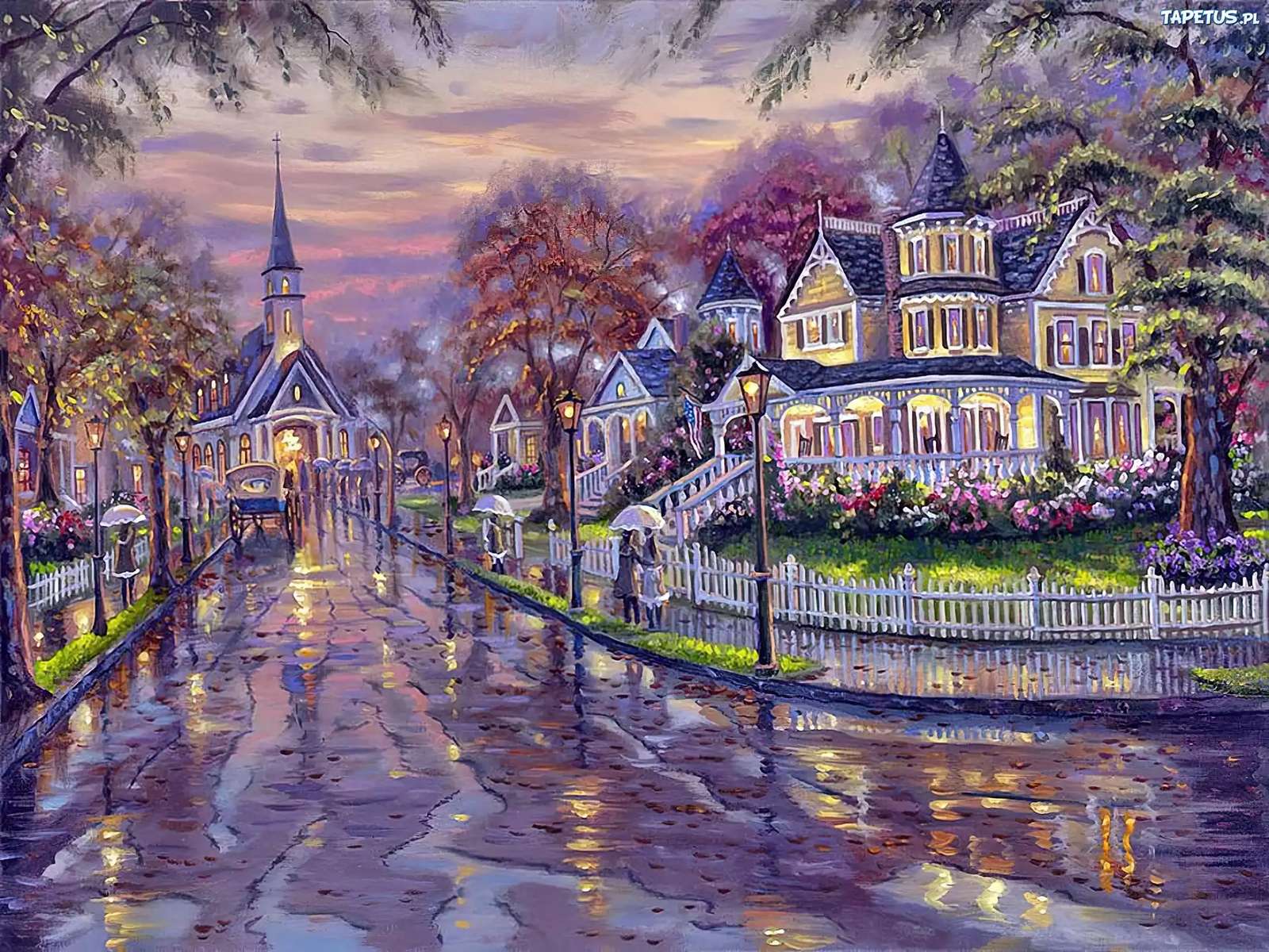 教会のある通り オンラインパズル