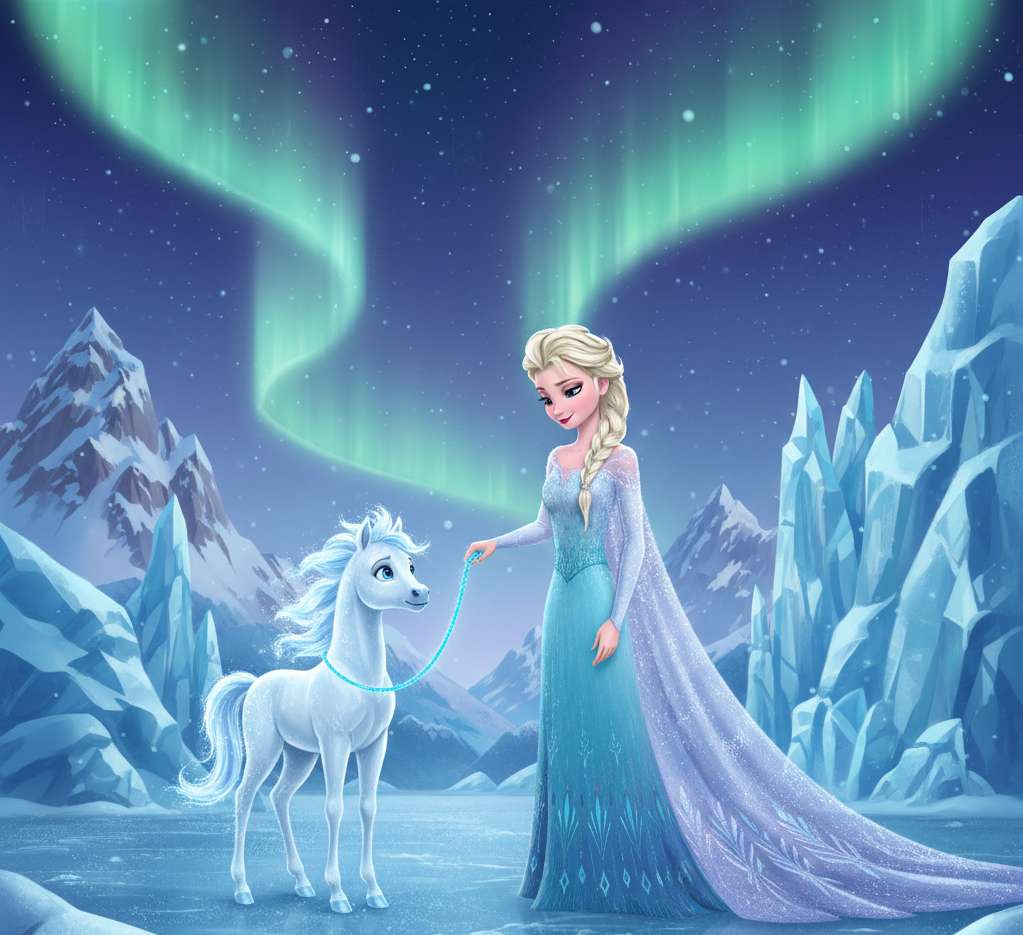 凍った馬 ジグソーパズルオンライン