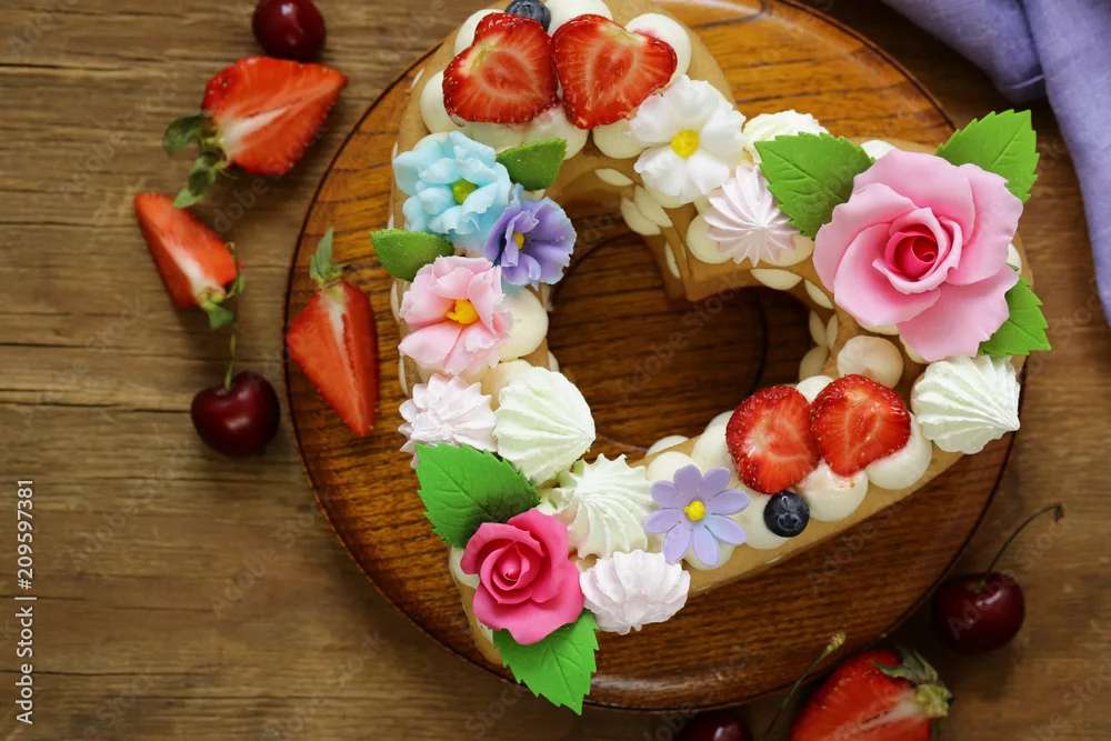 ハート型のケーキ ジグソーパズルオンライン