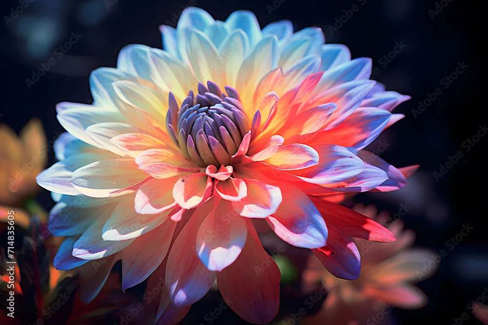 カラフルなダリア オンラインパズル