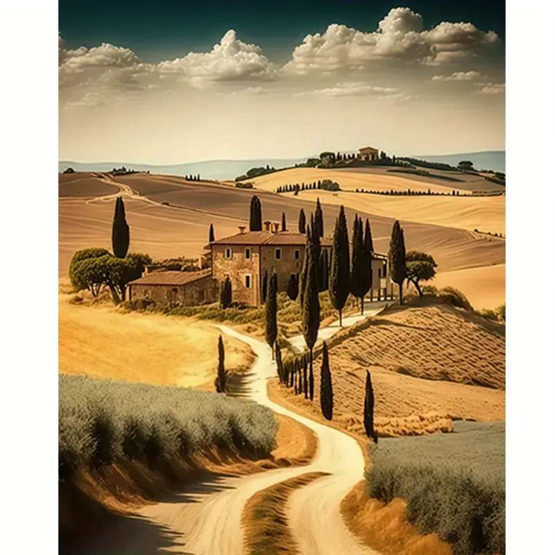 絵画のようなトスカーナ ジグソーパズルオンライン