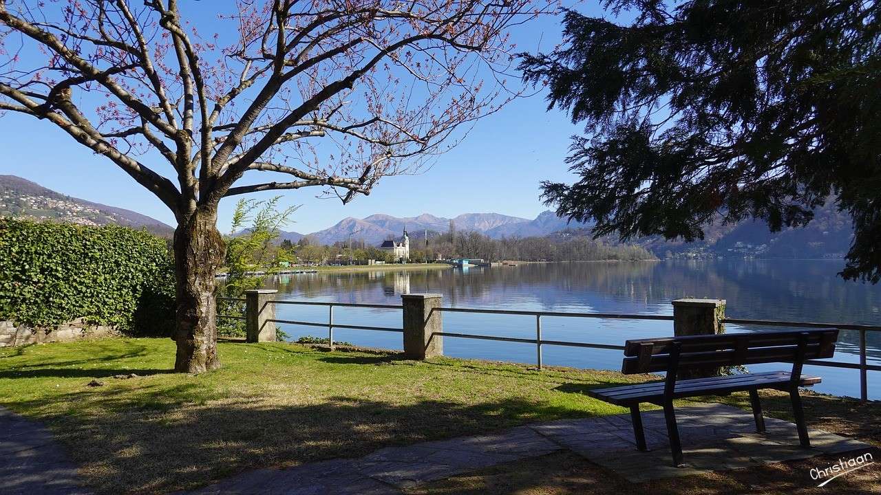 湖、森、草原。 ジグソーパズルオンライン