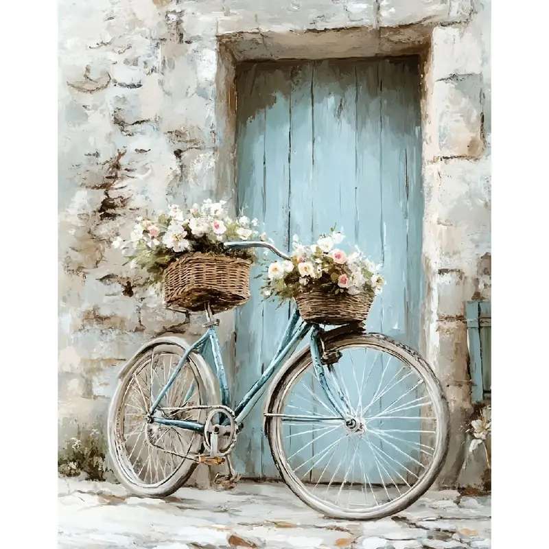 花の自転車 ジグソーパズルオンライン