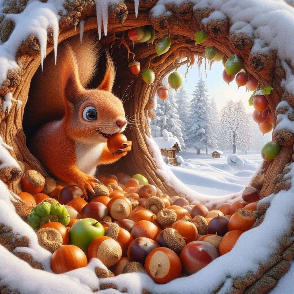 冬に備えて オンラインパズル