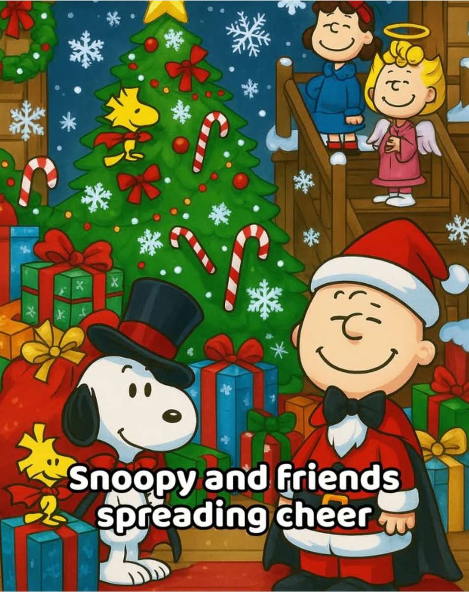 スヌーピーと仲間たちが歓声を広げる！ ジグソーパズルオンライン