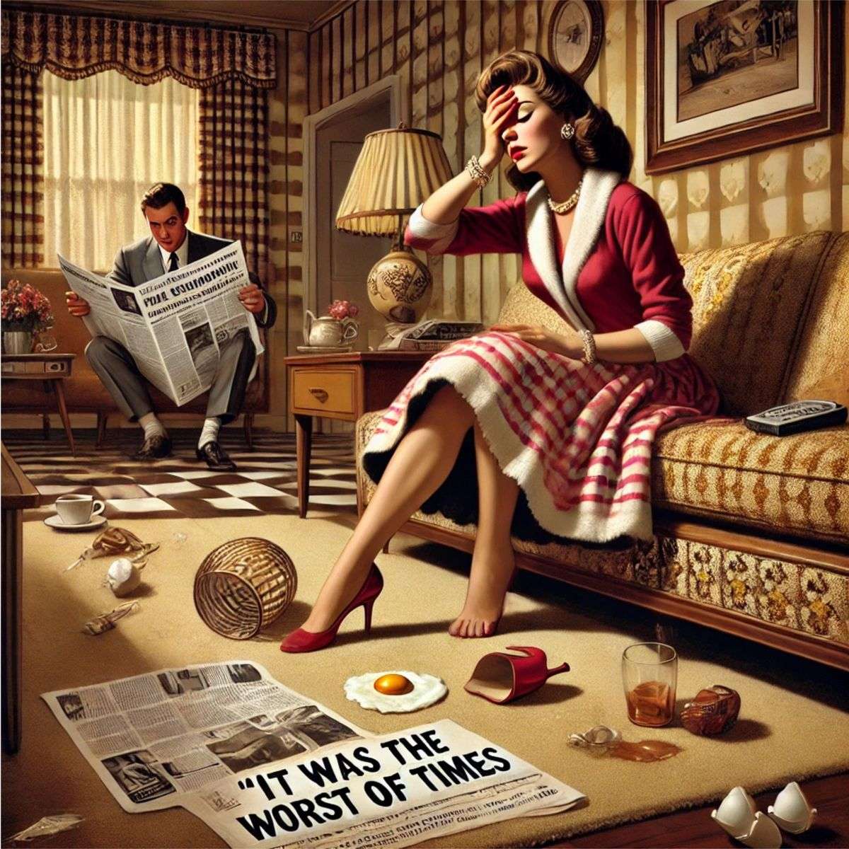 疲れた女性 オンラインパズル